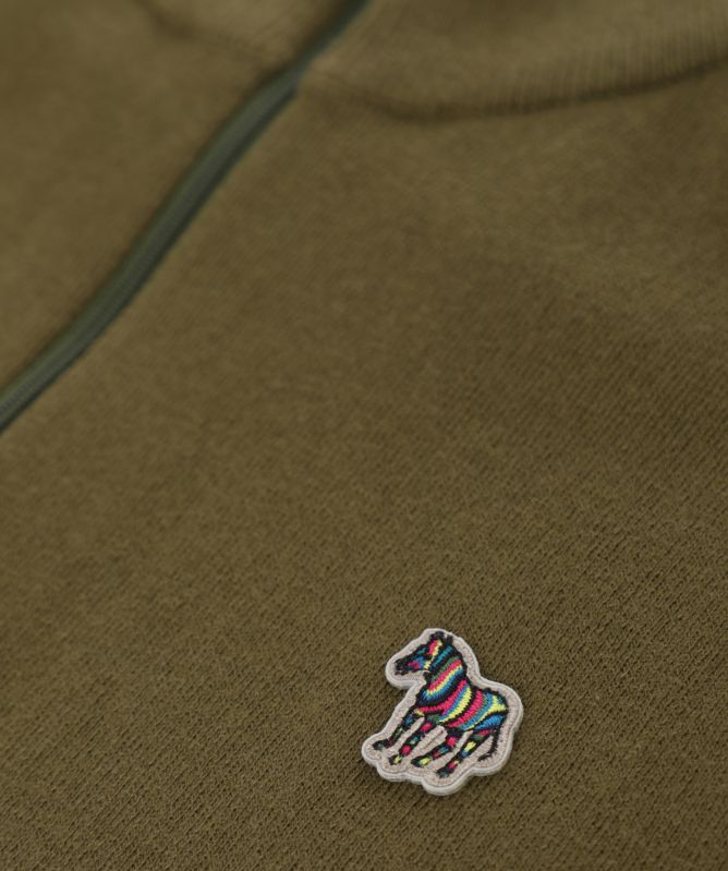 Paul Smith Zebra Logo Quarter Zip Jumper