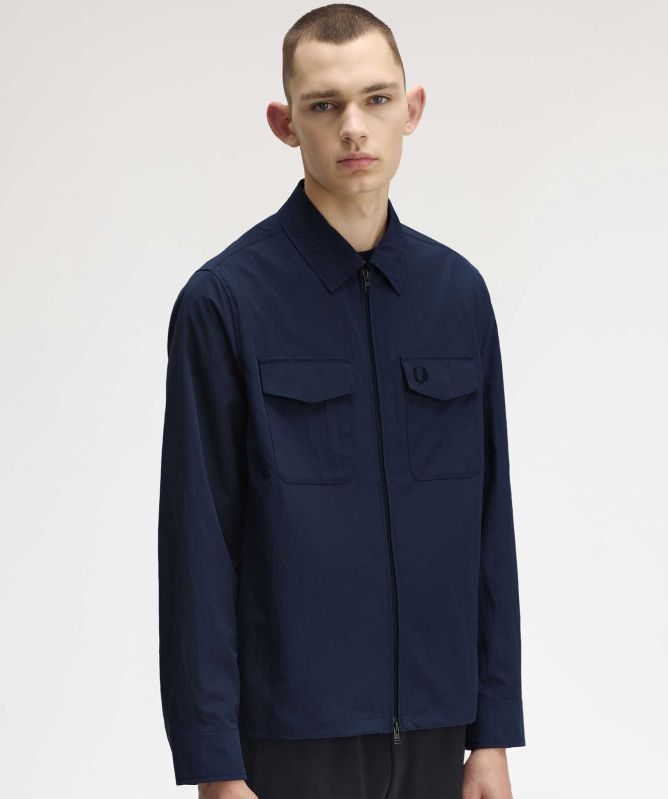 Fred Perry Textured Zip Overshirt