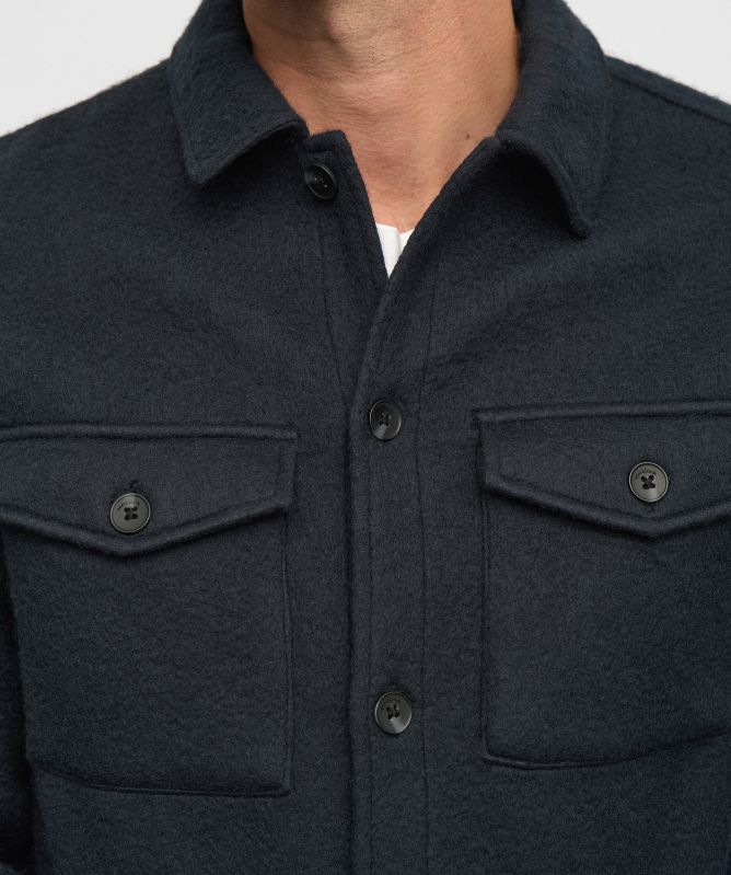 Anerkjendt Akoscar Boiled Wool Overshirt