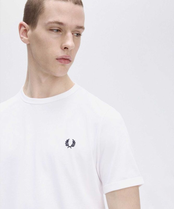 Fred Perry Crew Neck Ringer T-Shirt