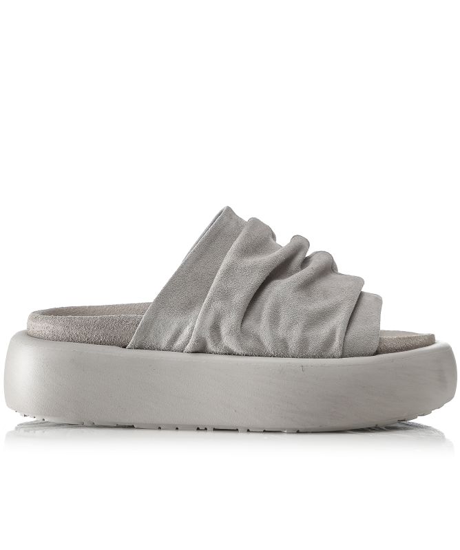 Sort Aarhus Suede Slider Sandals