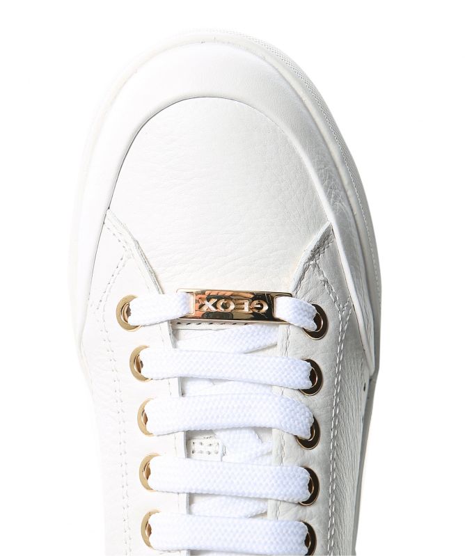 Geox Dayla Low Top Leather Trainers
