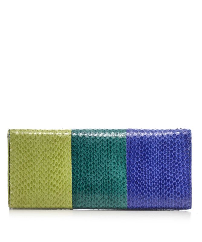 Maisha Adriana Python Clutch