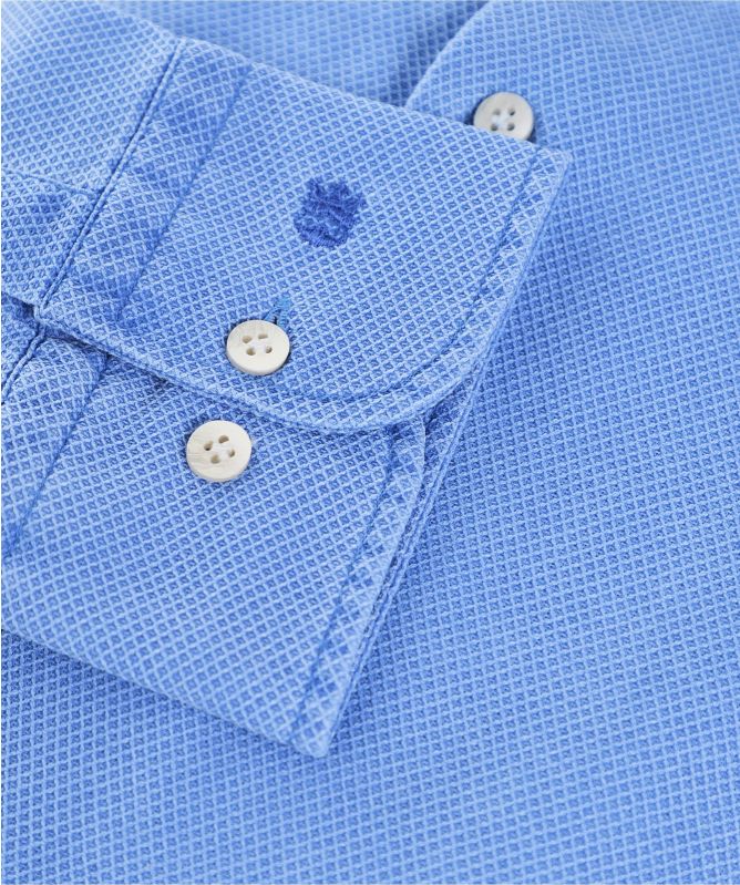 Thomas Maine Tailored Fit Washed Dobby Roma Shirt