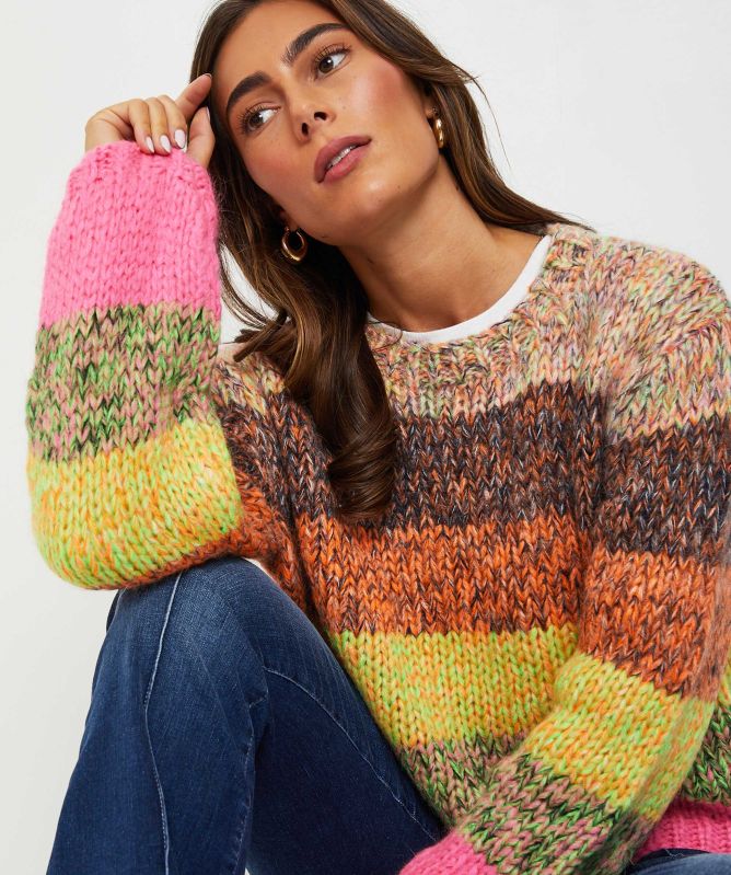 Dawn X Dare Mohair Gigi Rainbow Jumper