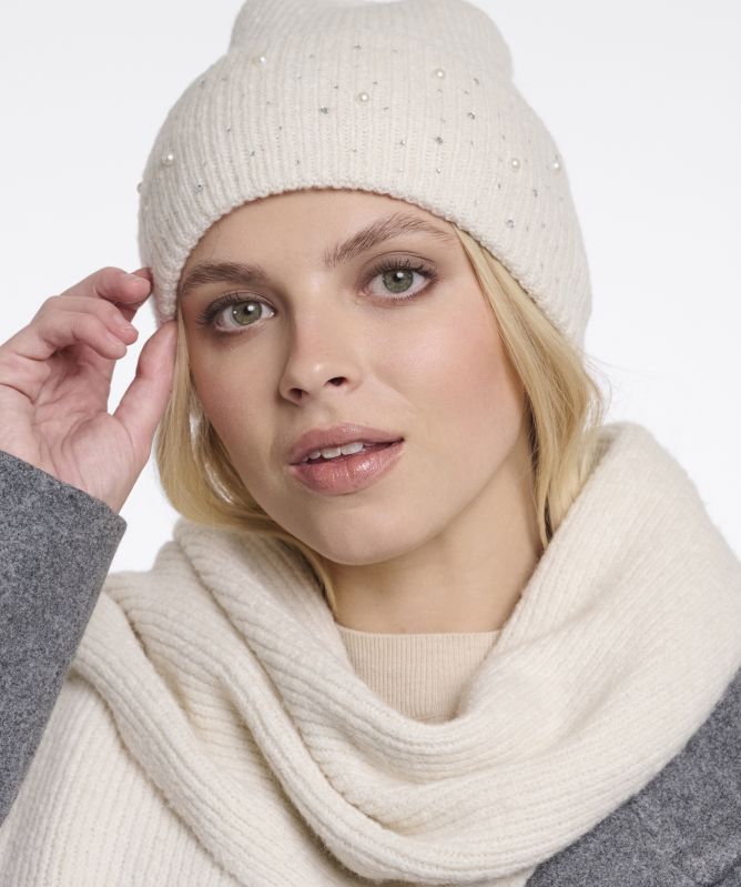 Rino and Pelle Venus Beaded Beanie