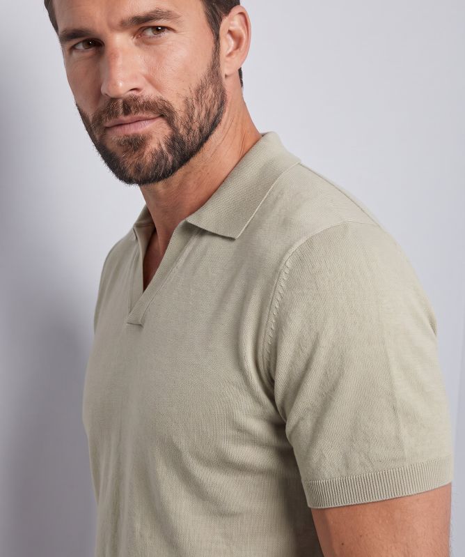 Seinse Open Neck Polo