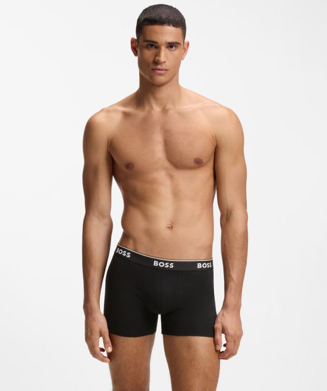 BOSS Cotton Boxer Trunks Three Pack