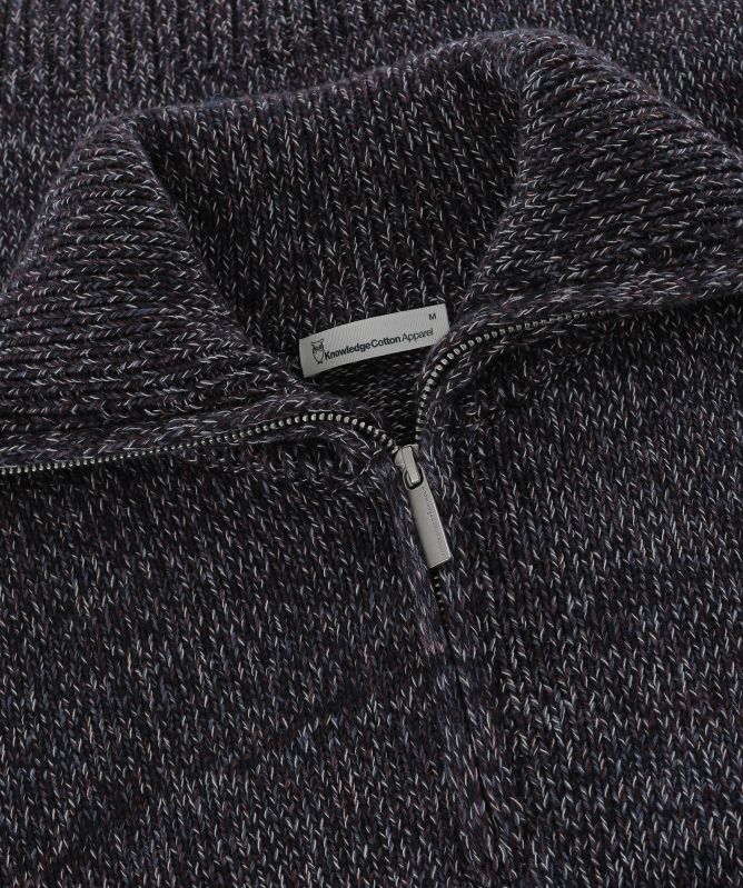 Knowledge Cotton Quarter Zip Sweater