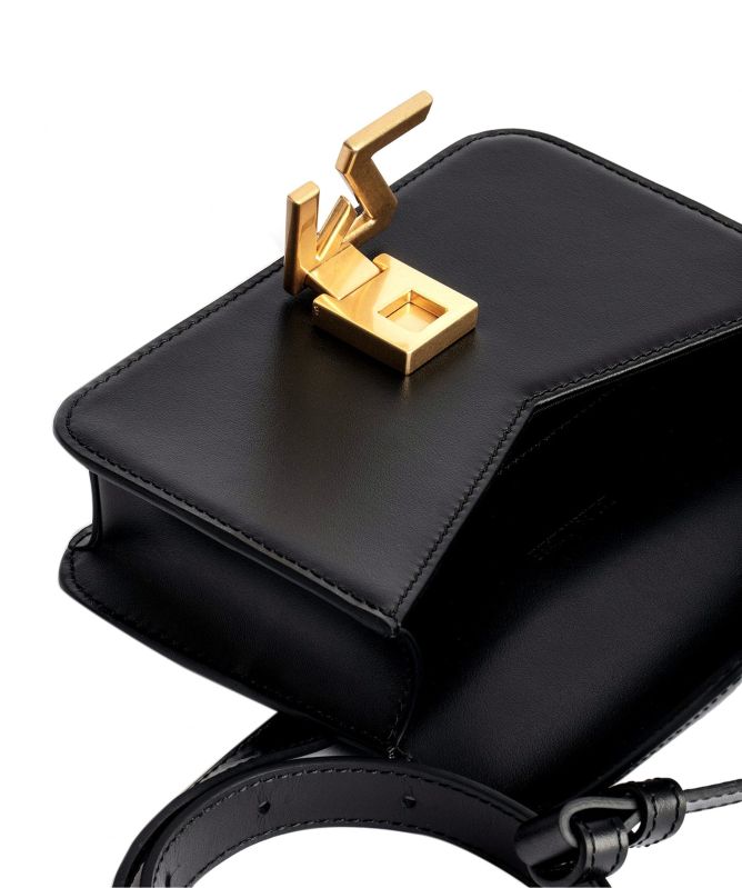 Zadig & Voltaire Black ZV Initial Leather Belt Bag Jules B