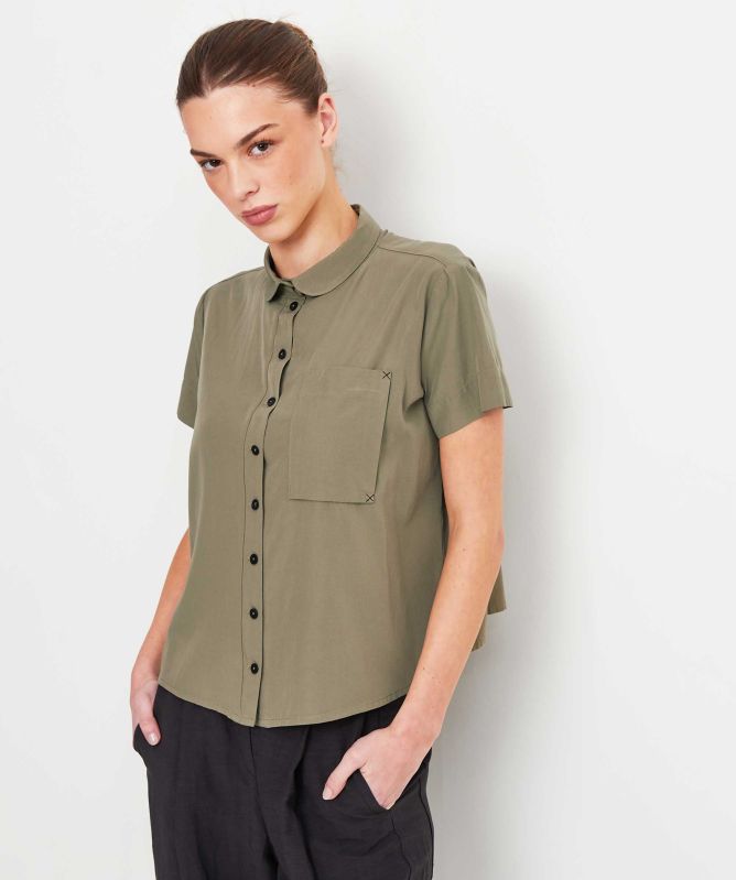 Lurdes Bergada Short Sleeved Stitch Shirt