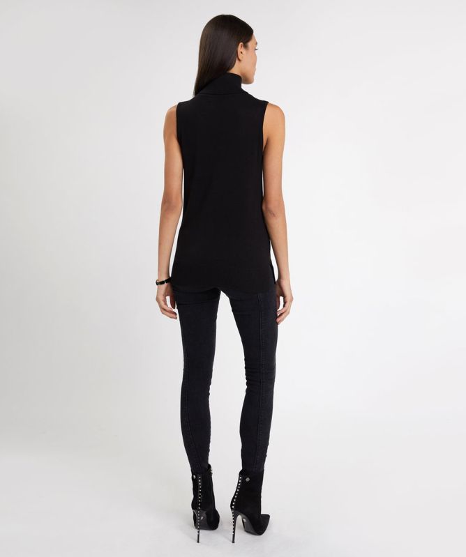 Holland Cooper Luxury Sleeveless Roll Neck Top
