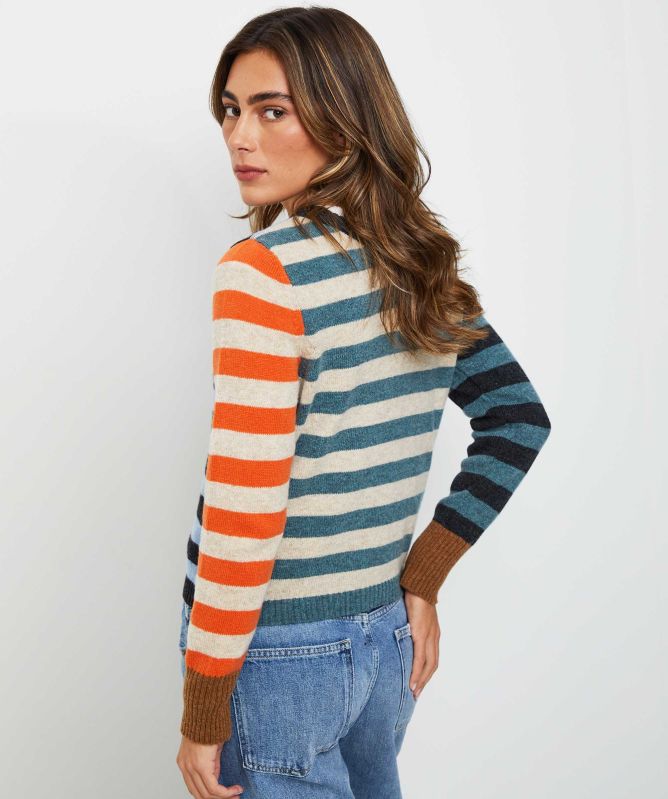 ERIBÉ Stobo Stripe Reversible Jumper