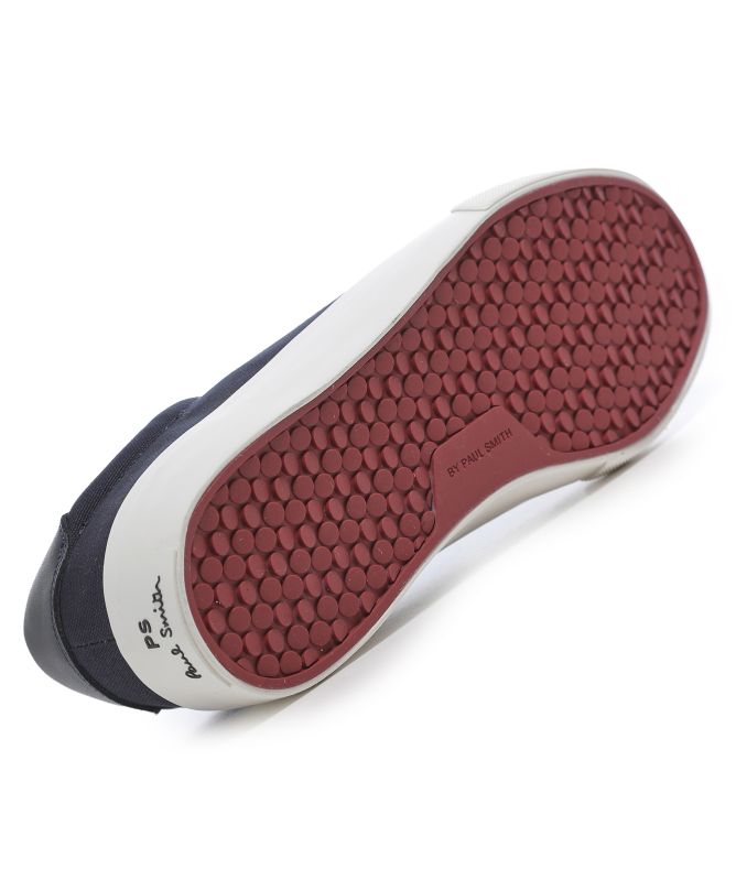 Paul Smith Navy Amos Canvas Trainers