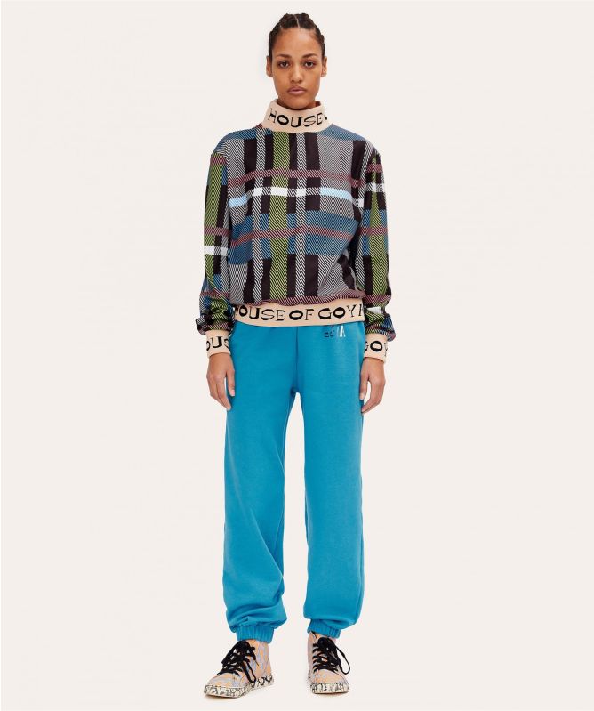 Stine Goya Melina Checked Fleece Jumper