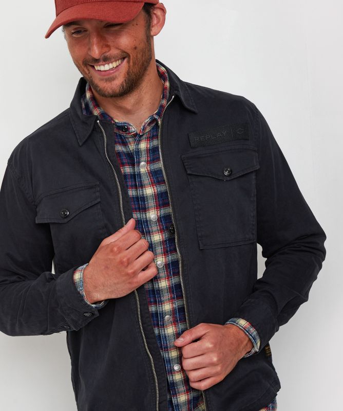 Replay Zip-Through Overshirt