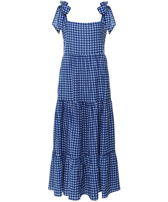 Handprint Dream Apparel Capri Cotton Maxi Dress