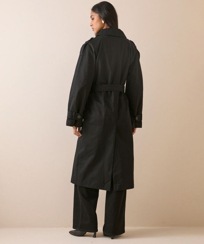 Nobody's Child Double-Breasted Ericana Trench Coat