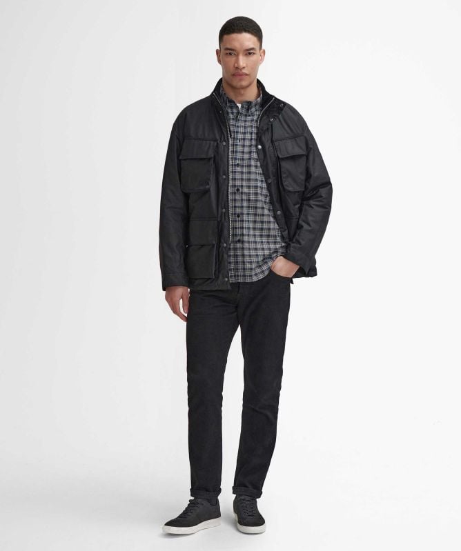 Barbour International Waxed Brunton Jacket
