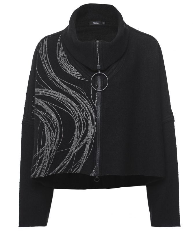 Ralston Mikos Wool Swirl Zip Jacket