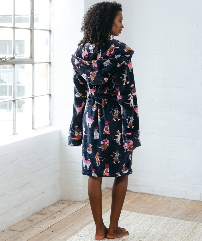 ladies cotton midi summer dresses Blue Floral Midi Cotton Casual Dress: Carmen Blue Floral / XSmall
