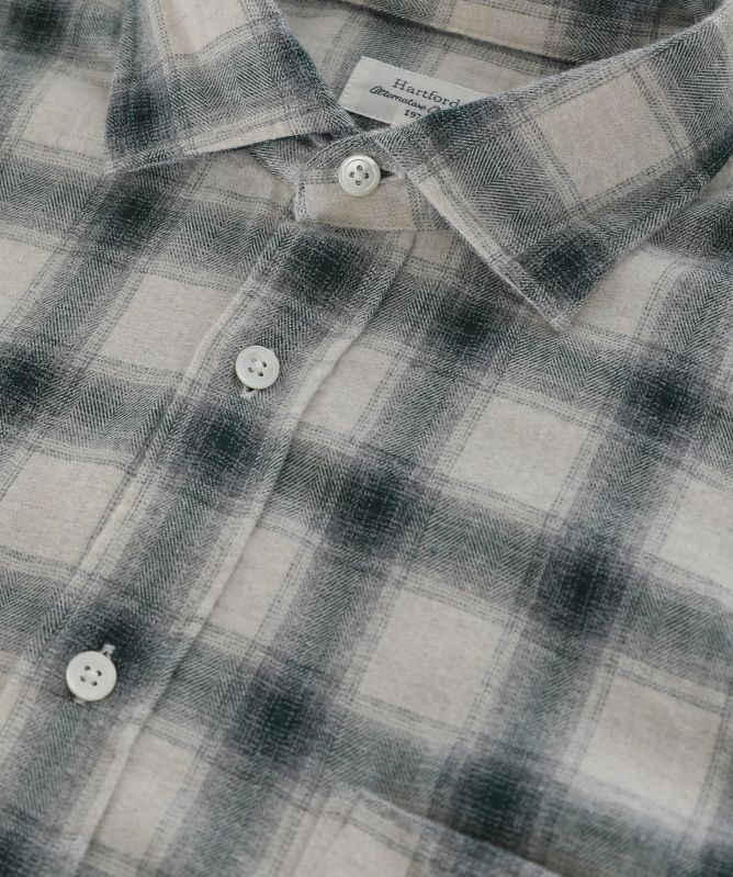 Hartford Paul Checked Flannel Shirt