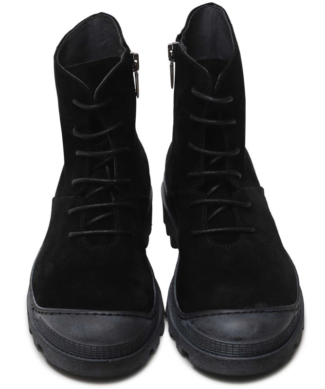 Lofina Lace Up Leather Boots