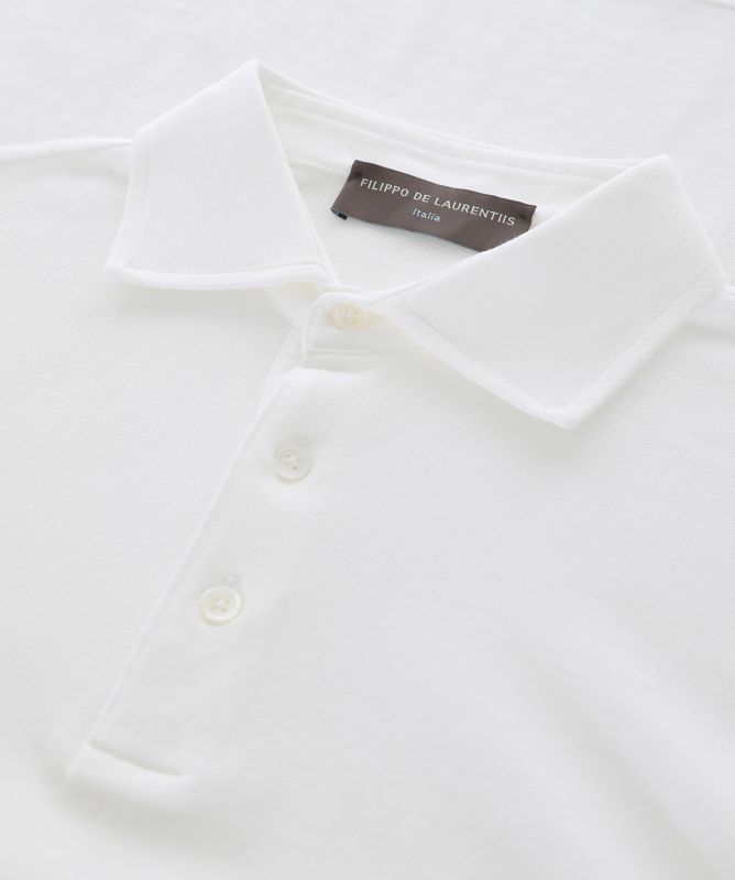 Filippo De Laurentiis Pique Polo Shirt
