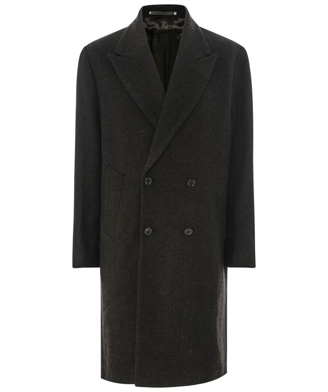 Paul Smith Double-Breasted Wool Overcoat