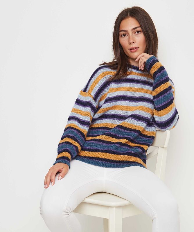 Paul Smith Mohair Mix Stripe Jumper