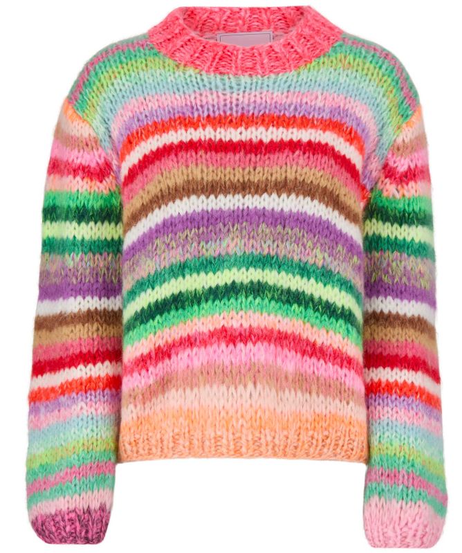 Dawn X Dare Genova Striped Mohair Jumper