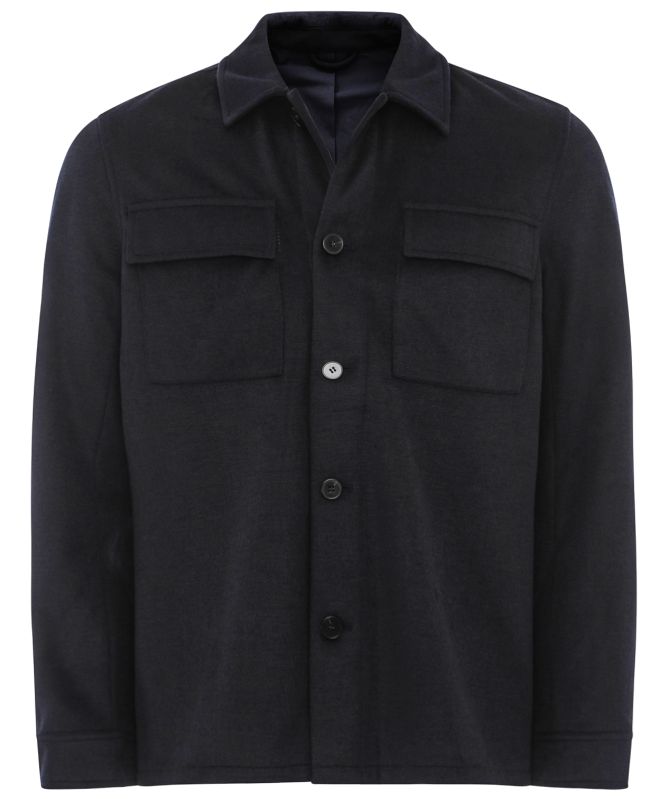 Thomas Maine Wool-Blend Overshirt