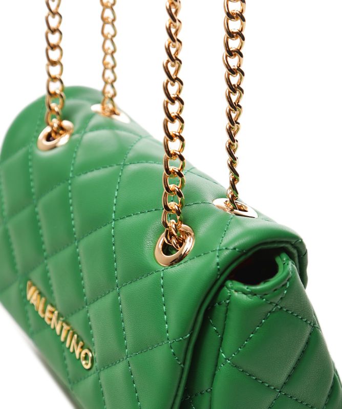 Valentino Bags Green Ocarina Quilted Shoulder Bag | Jules B