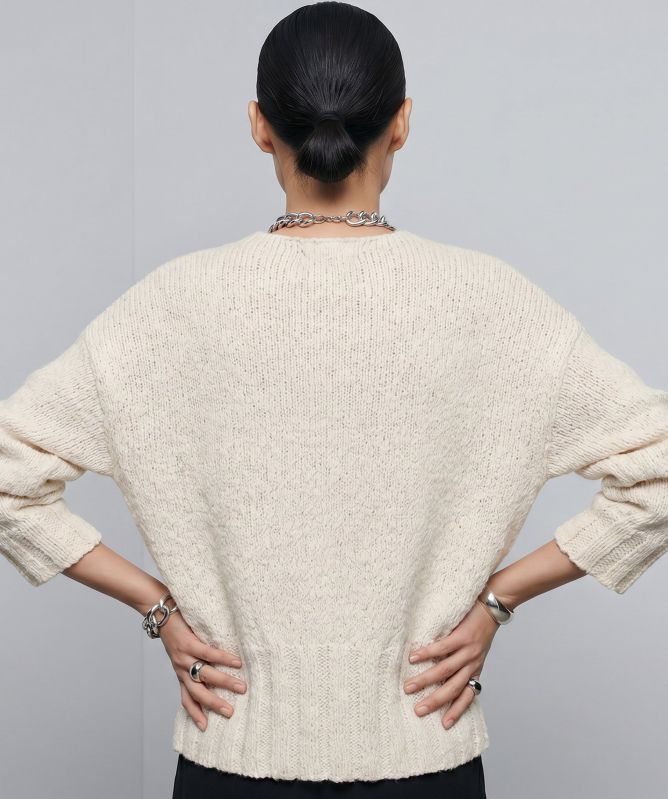 Lurdes Bergada Kombo V-Neck Jumper
