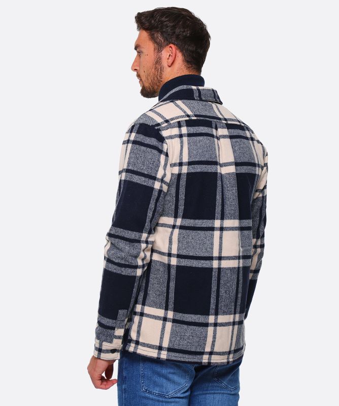 Les Deux Jason Check Hybrid Overshirt