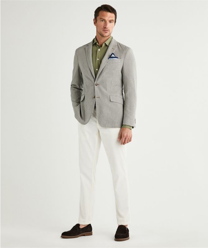 Hackett Cotton Puppytooth Jacket