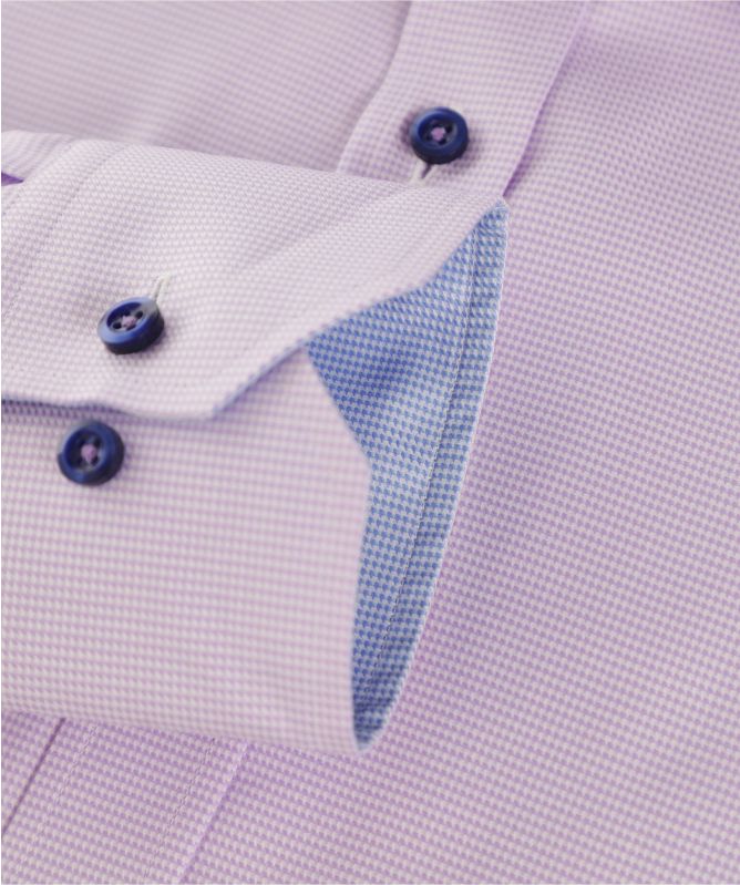 Stenstroms Fitted Body Micro Houndstooth Shirt