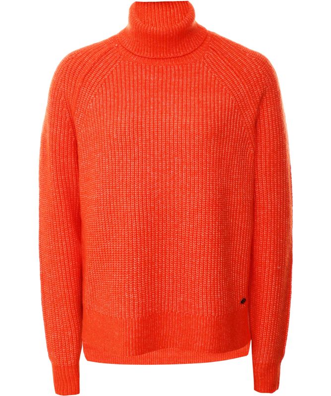 Replay Garment Dyed Roll Neck Jumper