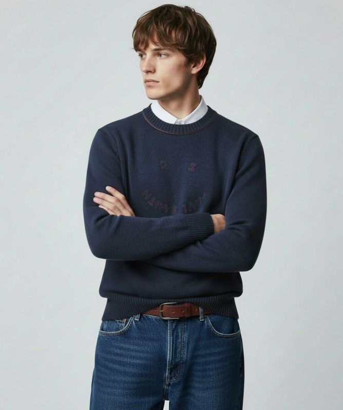 Paul Smith Merino Happy Jumper