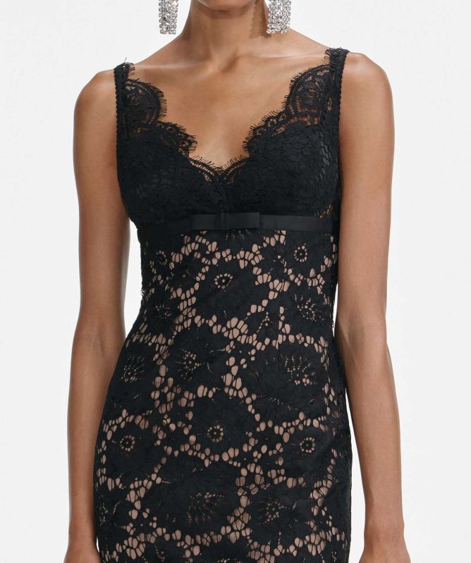 Self-Portrait Floral Lace Maxi Dress Self-Portrait Floral Lace Maxi Dress