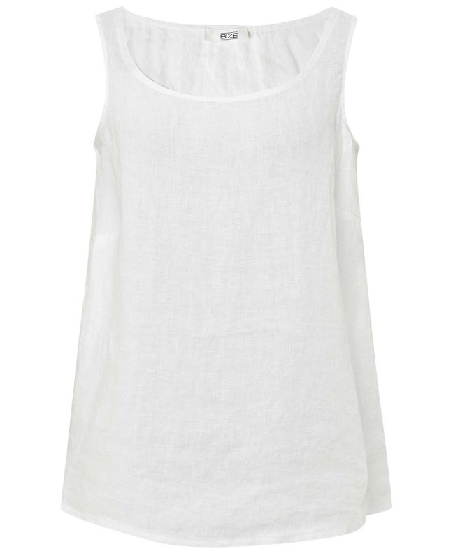 Bize Loose Linen Vest