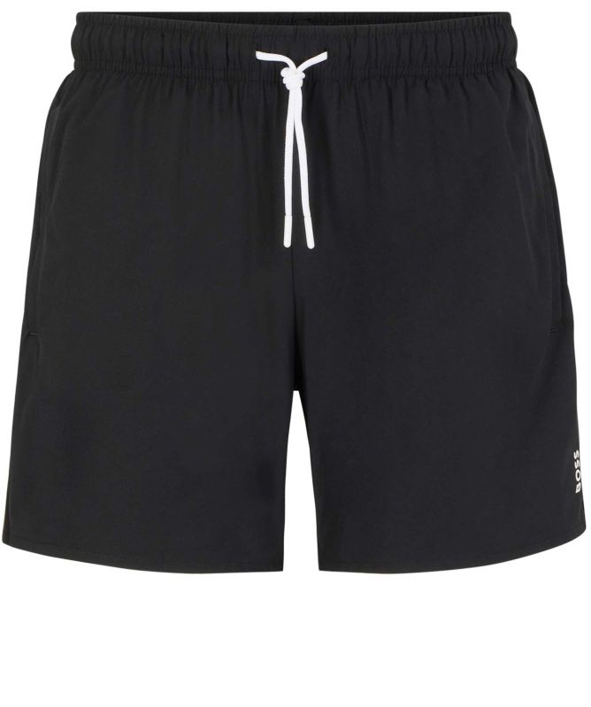 BOSS Heren Iconic Swim_Short, Black1, M, zwart 1, M