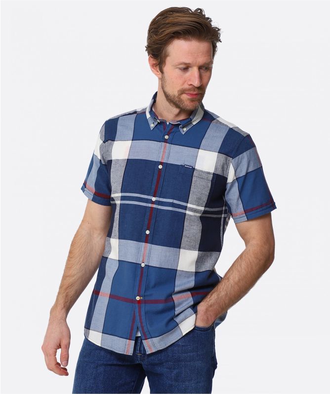 Barbour Linen Cotton Tartan Douglas Shirt