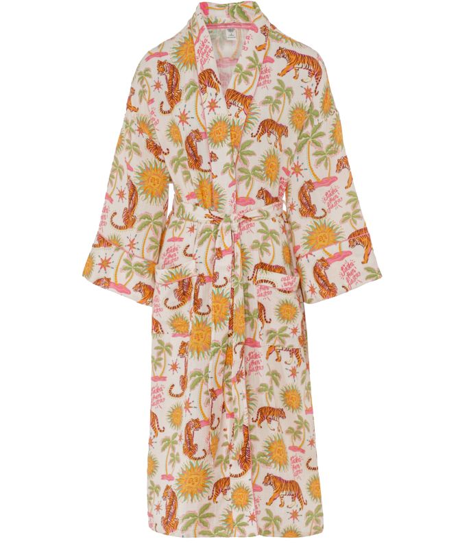 Chelsea Peers Siesta Tiger Print Dressing Gown