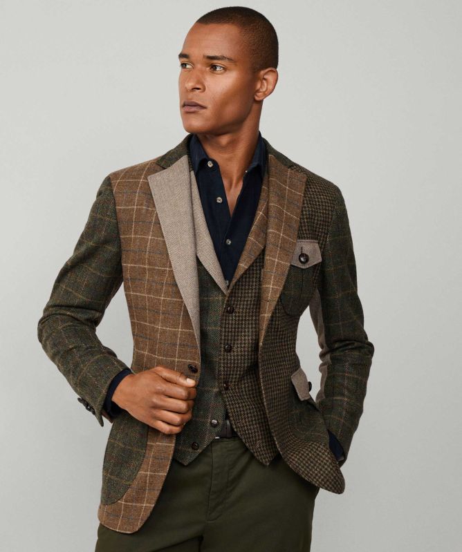 patchwork blazer