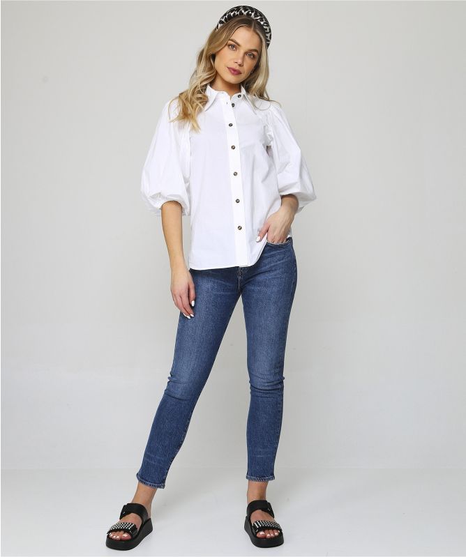 GANNI Cotton Poplin Shirt