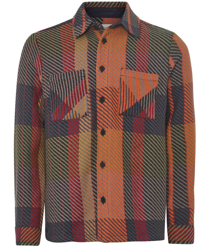 Wax London Check Whiting Overshirt