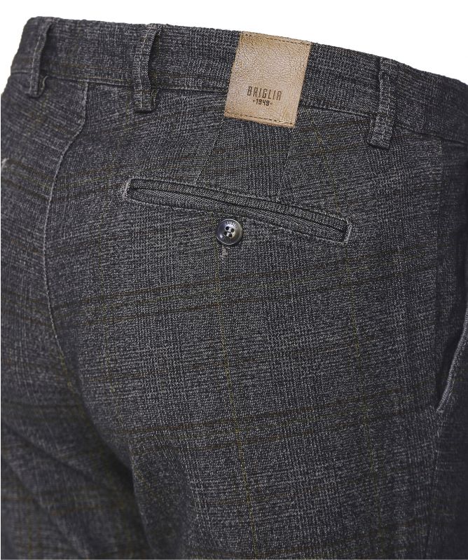 Briglia 1949 Slim Fit Check Trousers