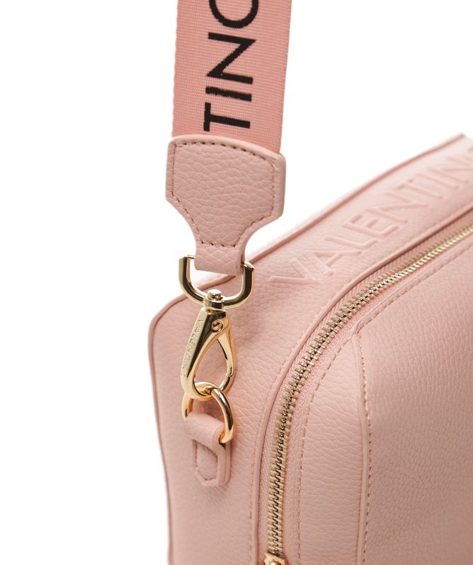 Valentino Bags Pink Pattie Pebbled Crossbody Bag | Jules B