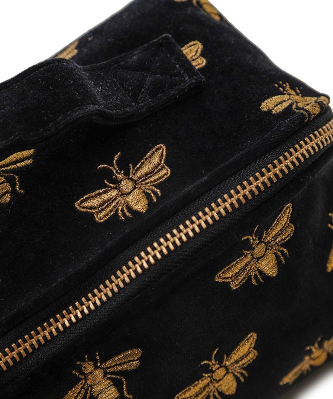 Elizabeth Scarlett Honey Bee Open Flat Makeup Bag